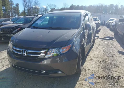 2014 Honda Odyssey Ex z USA, uszkodzony, nr VIN 5FNRL5H41EB037151
